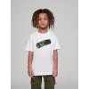 Çocuk Unisex Baskılı T-Shirt - Beyaz