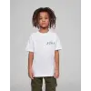 Çocuk Unisex Baskılı T-Shirt - Beyaz