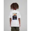 Çocuk Unisex Baskılı T-Shirt - Beyaz