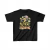 Çocuk Unisex Baskılı T-Shirt - Siyah