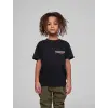 Çocuk Unisex Baskılı T-Shirt - Siyah