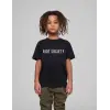 Çocuk Unisex Baskılı T-Shirt - Siyah