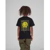 Çocuk Unisex Baskılı T-Shirt - Siyah