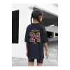 Çocuk Unisex Baskılı T-Shirt - Siyah