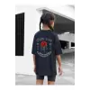 Çocuk Unisex Baskılı T-Shirt - Siyah