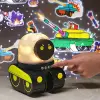Çocuklar Için Eğitici Ve Eğlenceli Robot Temali Projektör Gece Lambasi