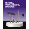 Çok Amaçlı 16lı Bits Uç Seti Dayanıklı Tornavida Adaptör