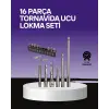 Çok Amaçlı 16lı Bits Uç Seti Dayanıklı Tornavida Adaptör