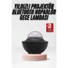 Çok Renkli Projektör Lamba Disko Topu Gece Lambası Kablosuz