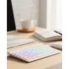 Çoklu Cihaz Uyumlu Kablosuz Klavye Mouse Seti Aydınlatmalı