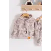 Cool Bear Kapüşonlu % 100 Pamuk Erkek Bebek Takımı