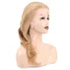Daalı Front Lace Gerçek Tül Peruk / Sıcak Karamel / 60/65cm