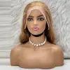 Daalı Front Lace Gerçek Tül Peruk / Sıcak Karamel / 70/75cm
