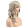 Daalı Kısa Perçemli Fiber Sen Peruk / Balköpüğü / Platin Röfleli