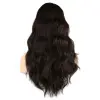 Daalı Perçemli Fiber Sen Orta Boy Peruk / Kahverengi