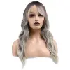 Daalı Perçemli Fiber Sen Orta Boy Peruk / Ombre ve Röfleli