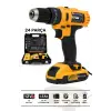 Darbeli kablosuz matkap 21 watt 20 volt anahtarlı mandren 2 akü hız ayarlı çantalı