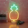 Dekoratif Ananaslı Neon Led Masa Ve Gece Lambası Hediyelik Lamba