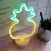 Dekoratif Ananaslı Neon Led Masa Ve Gece Lambası Hediyelik Lamba Bx40