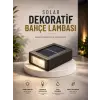 Dekoratif Duvar Lambası Solar Güneş Enerjili Bahçe Aydınlatması