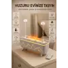 Dekoratif Hava Nemlendirici ve Aromaterapi Difüzörü 280 ML Yağmur Efektli Renkli LED Işıklı