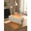 Dekoratif Hava Nemlendirici ve Aromaterapi Difüzörü 280 ML Yağmur Efektli Renkli LED Işıklı