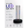 Dekoratif Ortam Aydınlatması RGB LED 10’lu Çubuk Seti