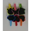 Desenli Notlu Mandal (6lı Set-10 Paket)