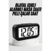 Dijital Masa Saati Termometre Takvim Led Ekran Pilli Ev Ofis Masası