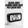 Dijital Masa Saati Termometre Takvim Led Ekran Pilli Ev Ofis Masası
