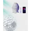 Dinozor Yumurtası Galaksi Projektör Gece Lambası 4ü 1 Arada – Bluetooth Hoparlörlü
