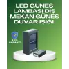 Dış Mekan Güneş Paneli ile Aydınlatma Lambası