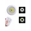 Dolap Işığı Mutfak Rafı Işığı Uzaktan Kumandalı 3 Lü Spot Led Lamba
