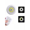 Dolap Işığı Mutfak Rafı Işığı Uzaktan Kumandalı 3 Lü Spot Led Lamba
