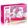 Dolu Unicorn Sallanan Tekerlekli At