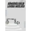 Dönebilen Musluk Başlığı Akrobat Mutfak Banyo Musluk Ucu Başlığı Oynar Başlıklı