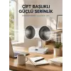 Çift Yöne Hava Üfleyen Masa ve Duvar Tipi Vantilatör