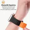 Dux Ducis Apple Watch 38/40/41MM için Manyetik Armor Silikon Kordon Kayış-(5775)