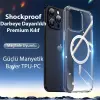 Dux Ducis Clin Mag Series iPhone 15 Pro Magsafe Uyumlu Manyetik Silikon Kılıf-(5775)