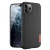 Dux Ducis Fino Serisi iPhone 11 Pro Max Kılıf Premium Dokuma Silikon Kılıf-(5775)