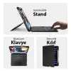 Dux Ducis iPad Pro 12.9 DK Series Kablosuz Bluetooth Klavye Touchpad Kılıf-(5775)