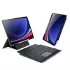 DUX DUCIS Samsung Galaxy Tab S9 + Ayrılabilir Bluetooth Klavye Touchpad PU Deri Kılıf-(5775)