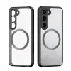 Dux Ducis Samsung S23 Plus Aimo Series MagSafe Premium Buzlu Sert PC-TPU Kılıf-(5775)