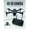 E99 Pro 4K HD Kameralı Katlanabilir Drone APP Kontrollü Uzaktan Kumandalı Mini Drone