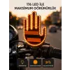 El Hareketiyle Kontrol Edilen 176 LED Amber Güvenlik Lambası