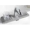 Elastik Mutfak Banyo Musluk Matı Düzenleyici Kaydırmaz Taban Organizer Labo Kenar Matı