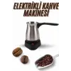 Elektrikli Cezve 800 Watt Paslanmaz Çelik Türk Kahve Makinesi Saplı
