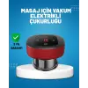 Elektrikli Vakumlu Çukurluk Masaj Aleti Isıtmalı ve Kırmızı Işıklı Terapi Seti