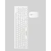 Ergonomik Kablosuz Klavye Mouse Takımı - Tam Boy Sessiz ve Güvenilir