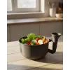 Ergonomik Saplı Sebze Süzgeçli Yıkayıcı Çok Amaçlı Mutfak Ürünü